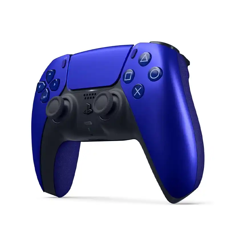 دسته PS5 آبی متالیک