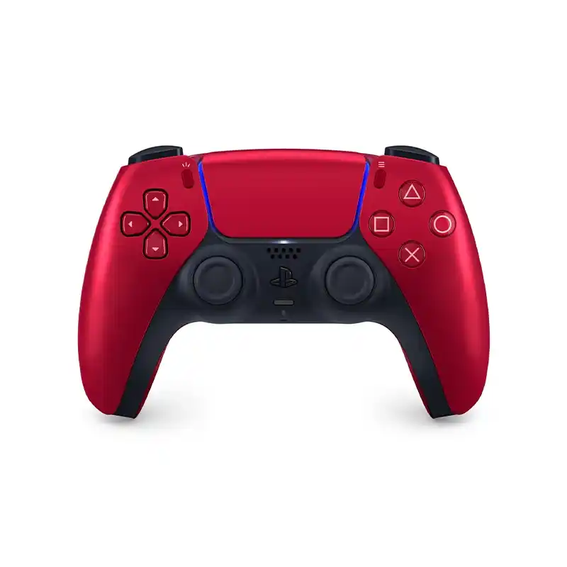دسته PS5 قرمز متالیک