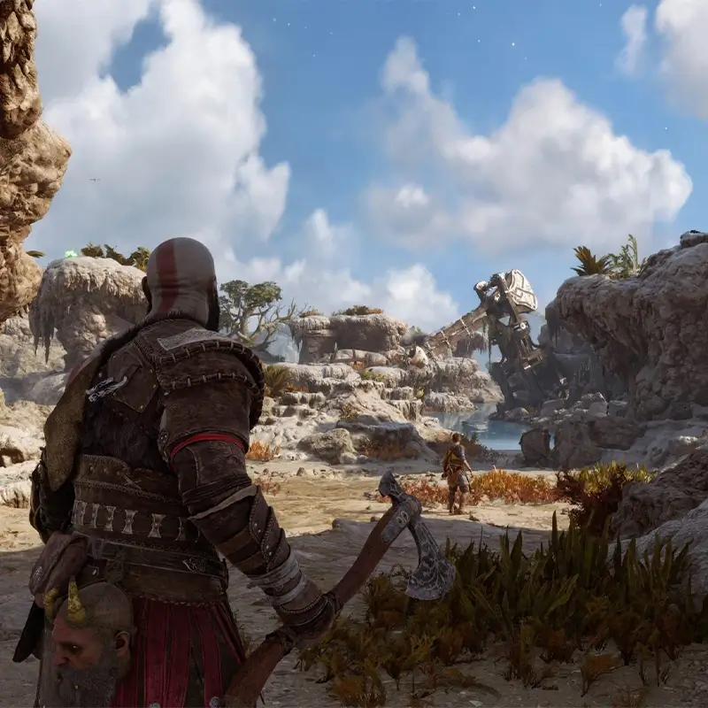 God of War Ragnarök برای PS5  کارکرده