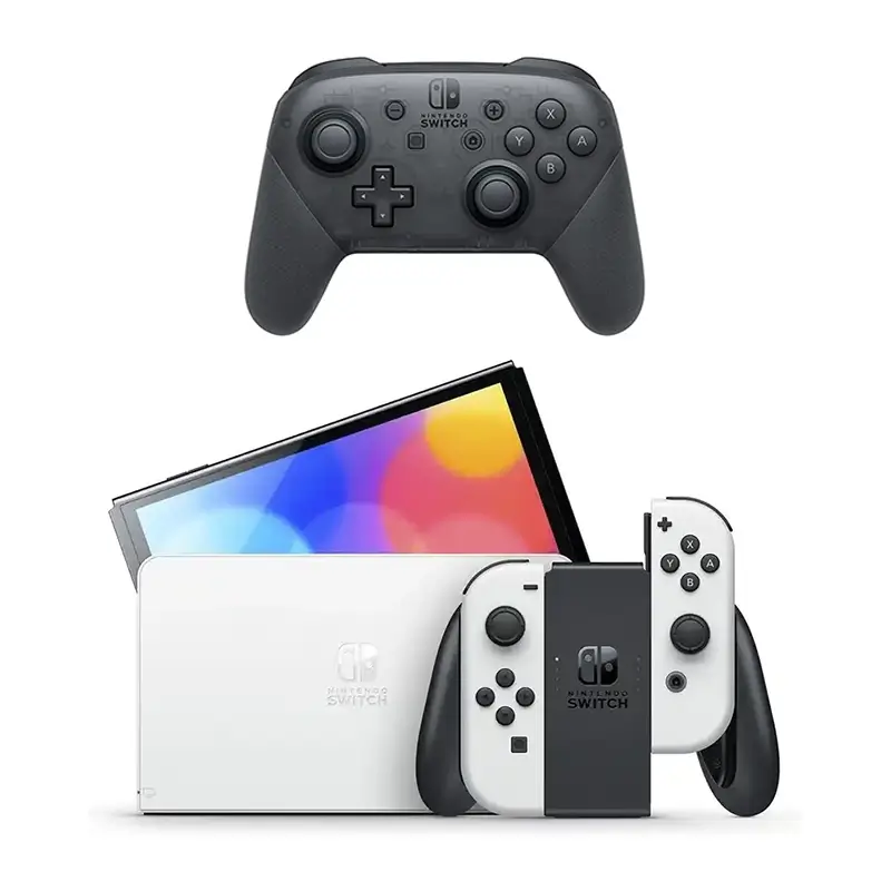 Switch OLED 2C سفید مشکی