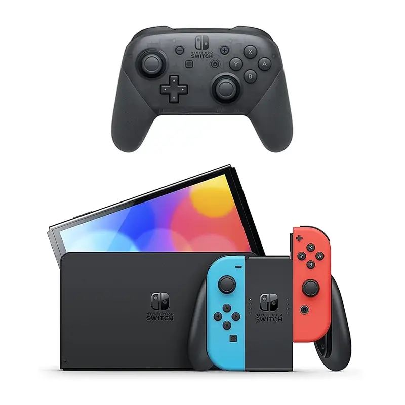 Switch OLED 2C قرمز آبی